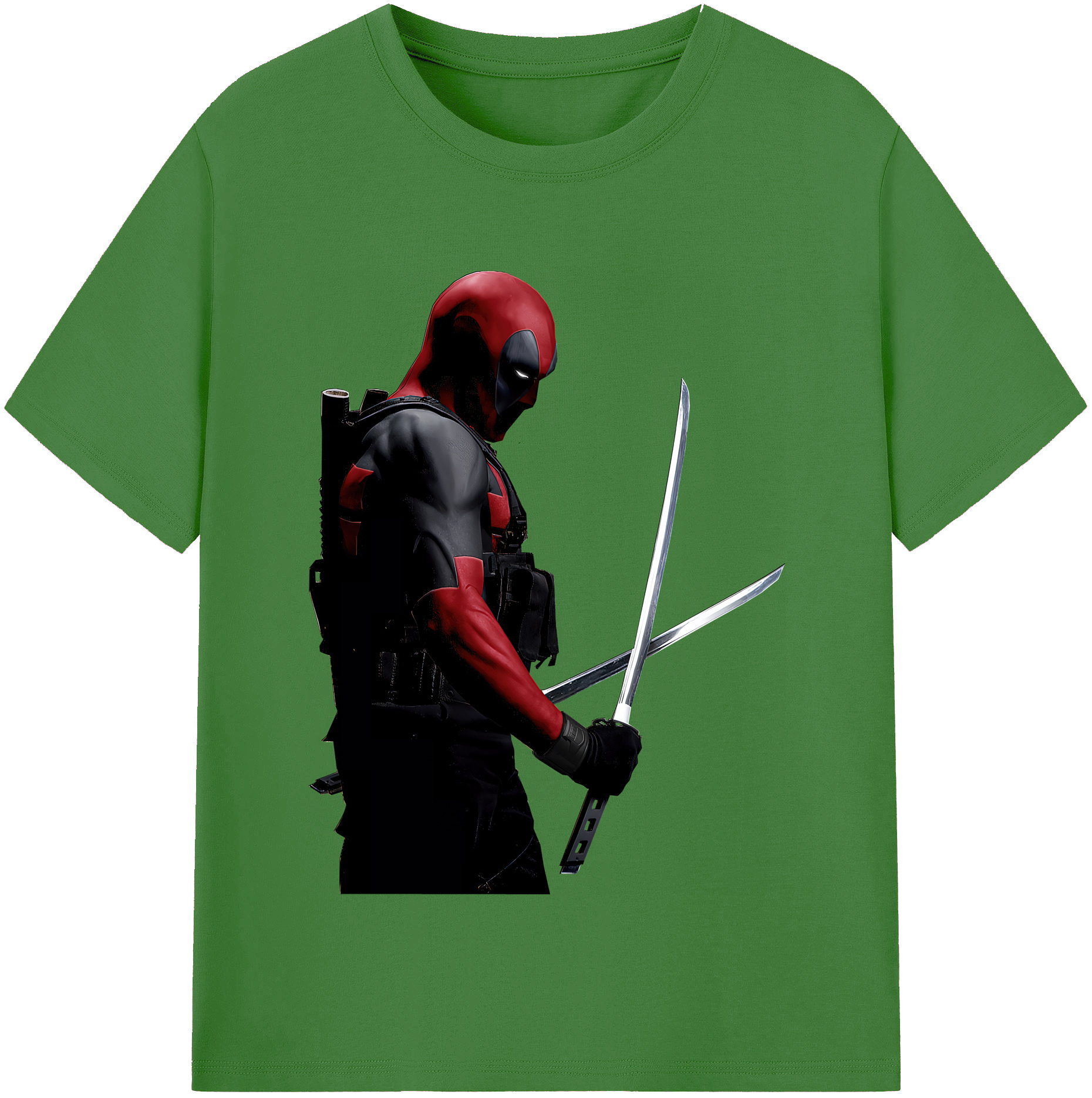 （画像用） Deadpool デッドプール レディースカジュアルプリントTシャツ（綿100％）